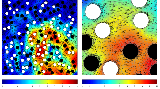 Sedimentation velocity field from the applications gallery